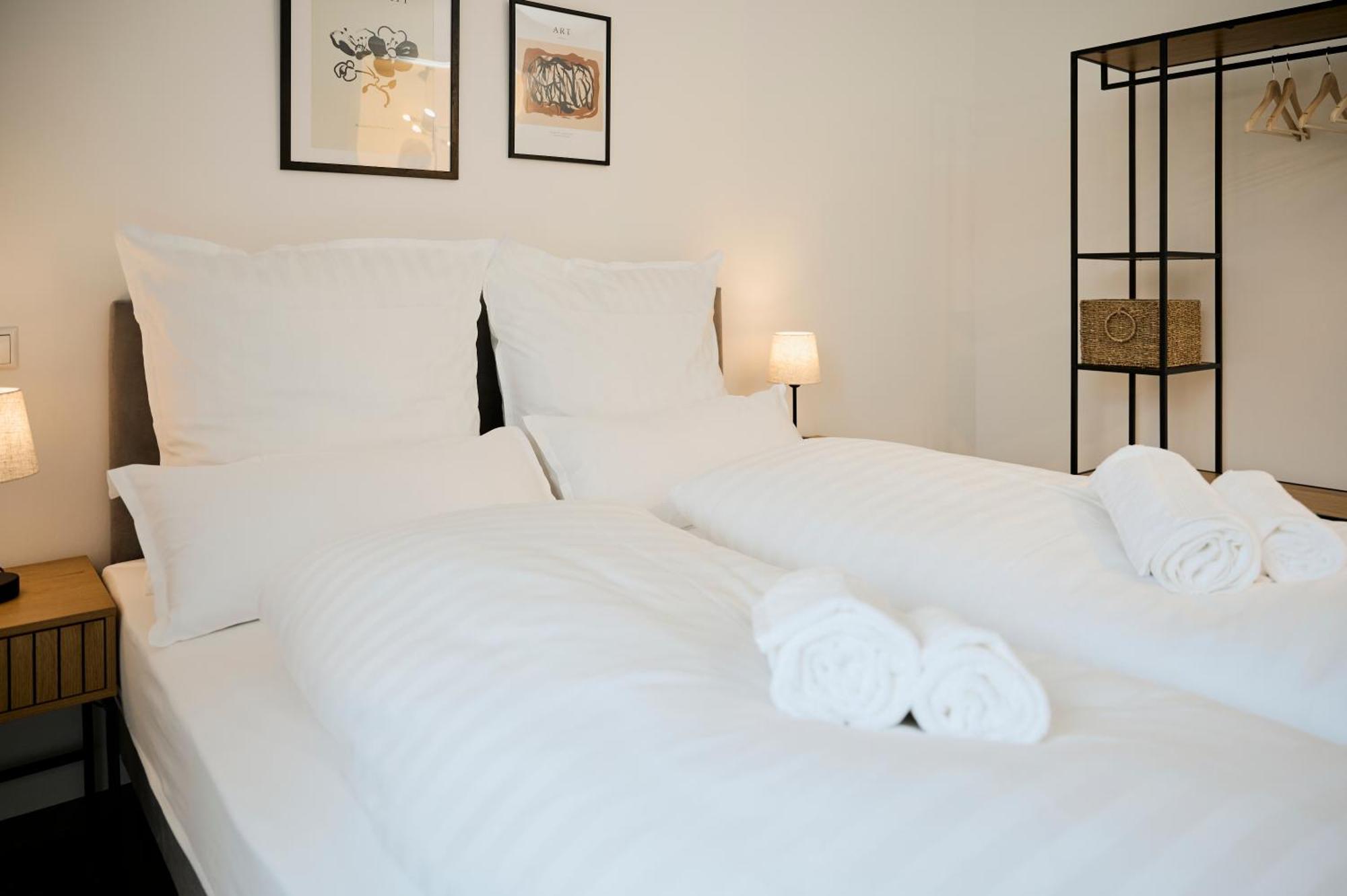 Moderne Apartments Mit Highspeed-Wlan Und Gratis-Tiefgarage Ihr Perfekter Rueckzugsort Nahe Dem Zentrum Und Der Therme I Barrierearm Bad Kissingen Exterior photo